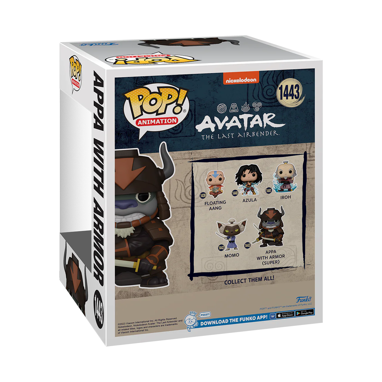 Appa with Armor Avatar: The Last Airbender Funko Pop! Super Vinyl Figure - Image 3