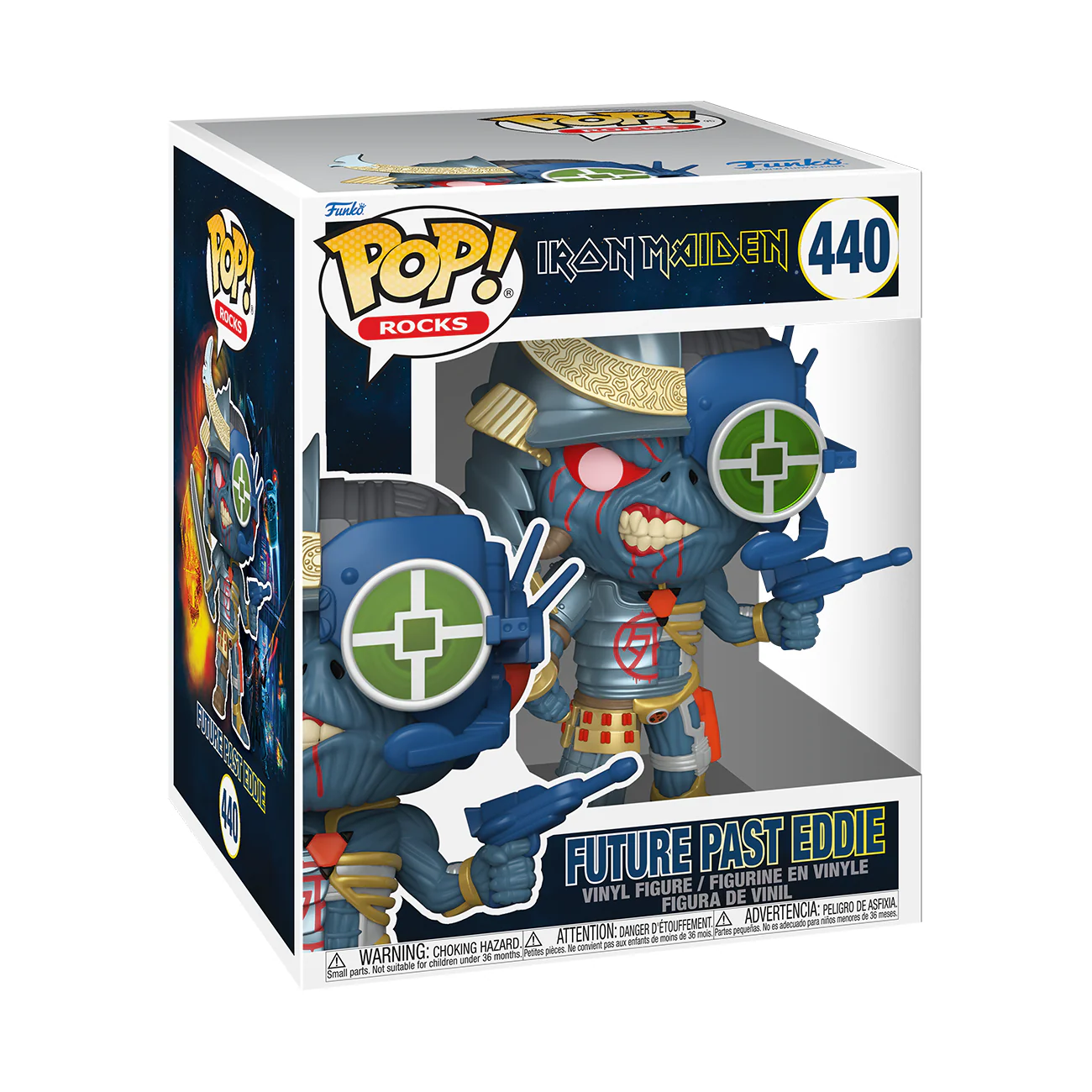 Future Past Eddie Iron Maiden Funko Pop! Super Vinyl Figure - Image 2