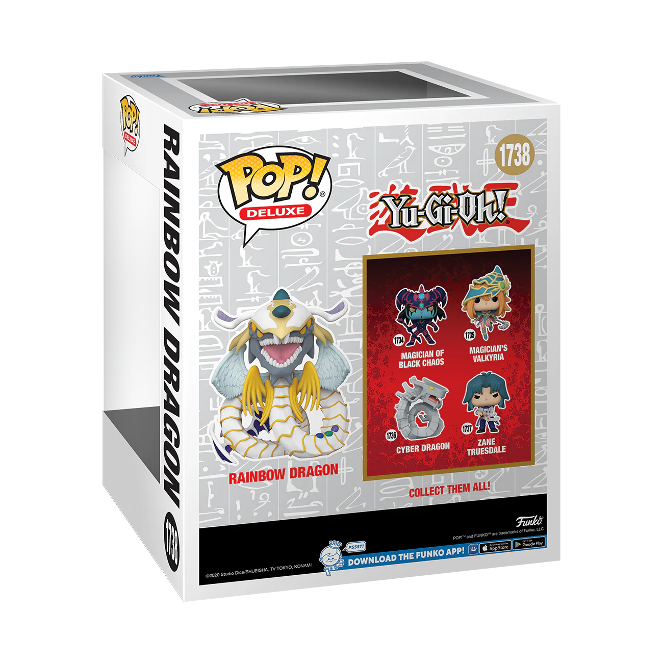 Rainbow Dragon Yu-Gi-Oh! Funko Pop! Deluxe Vinyl Figure - Image 3