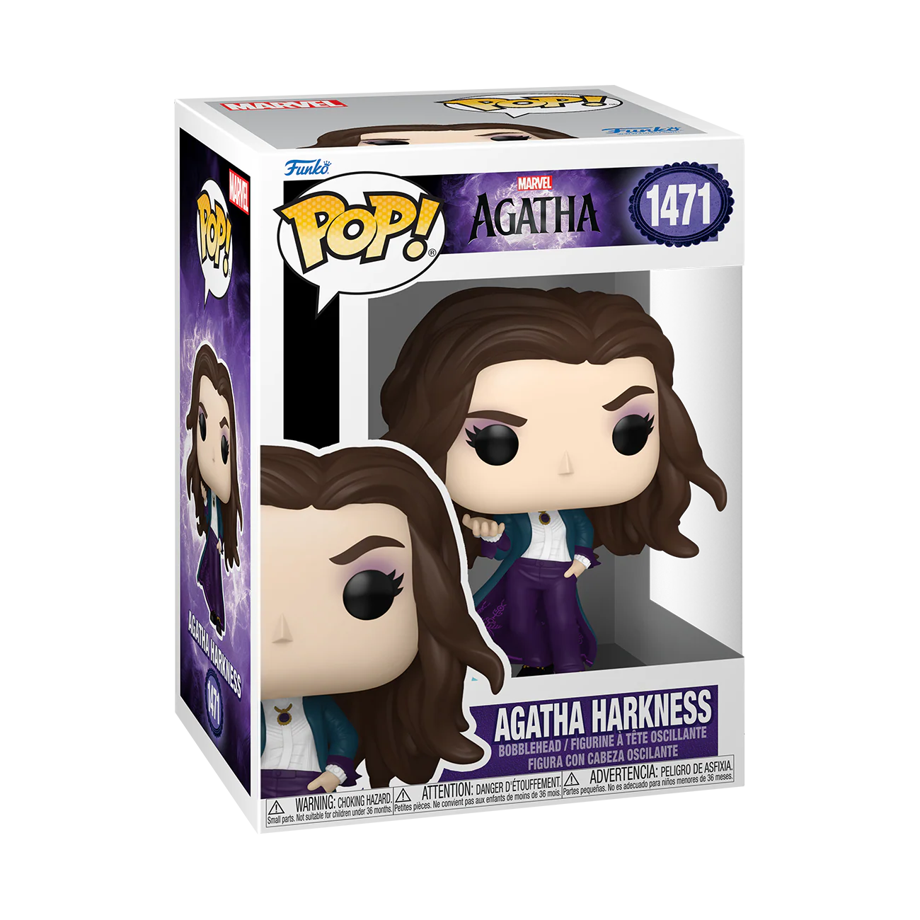 Agatha Harkness Agatha All Along Funko Pop! Marvel Vinyl Figure - Image 2
