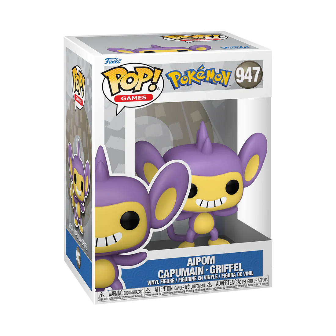 Aipom Pokemon Funko Pop! Games Vinyl Figure - Image 3