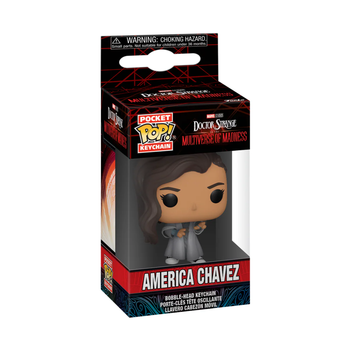 America Chavez Doctor Strange MoM Funko Pocket Pop! Marvel Keychain - Image 2