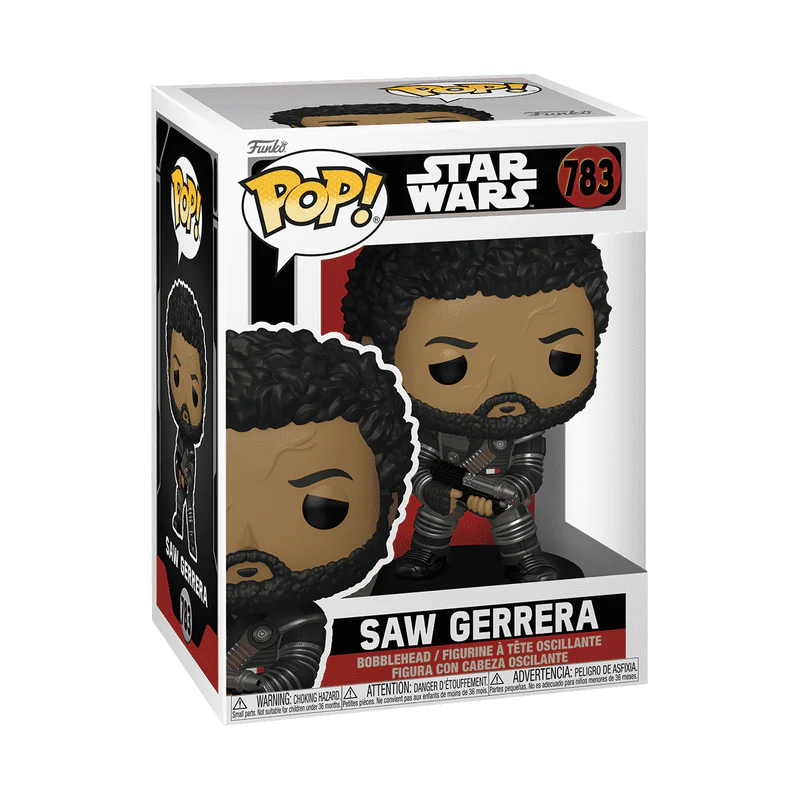 Saw Gerrera Andor Funko Pop! Star Wars Vinyl Figure - Image 2