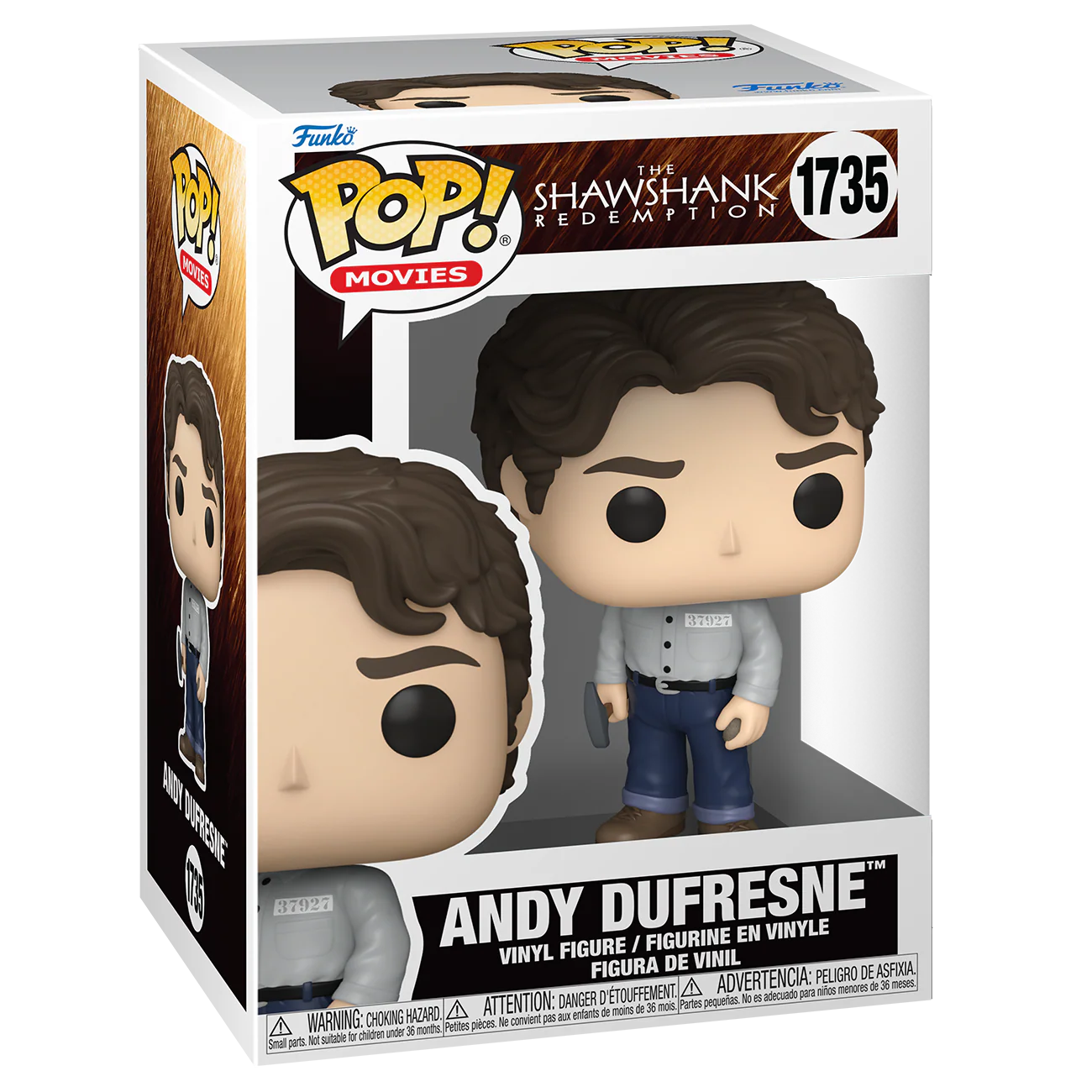 Andy Dufresne The Shawshank Redemption Funko Pop! Movies Vinyl Figure - Image 2