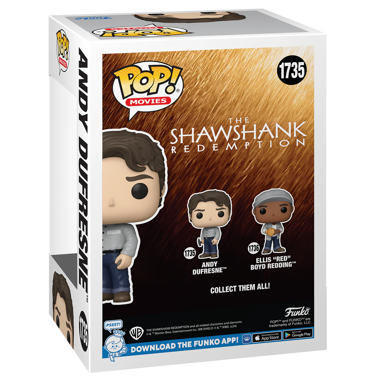 Andy Dufresne The Shawshank Redemption Funko Pop! Movies Vinyl Figure - Image 3