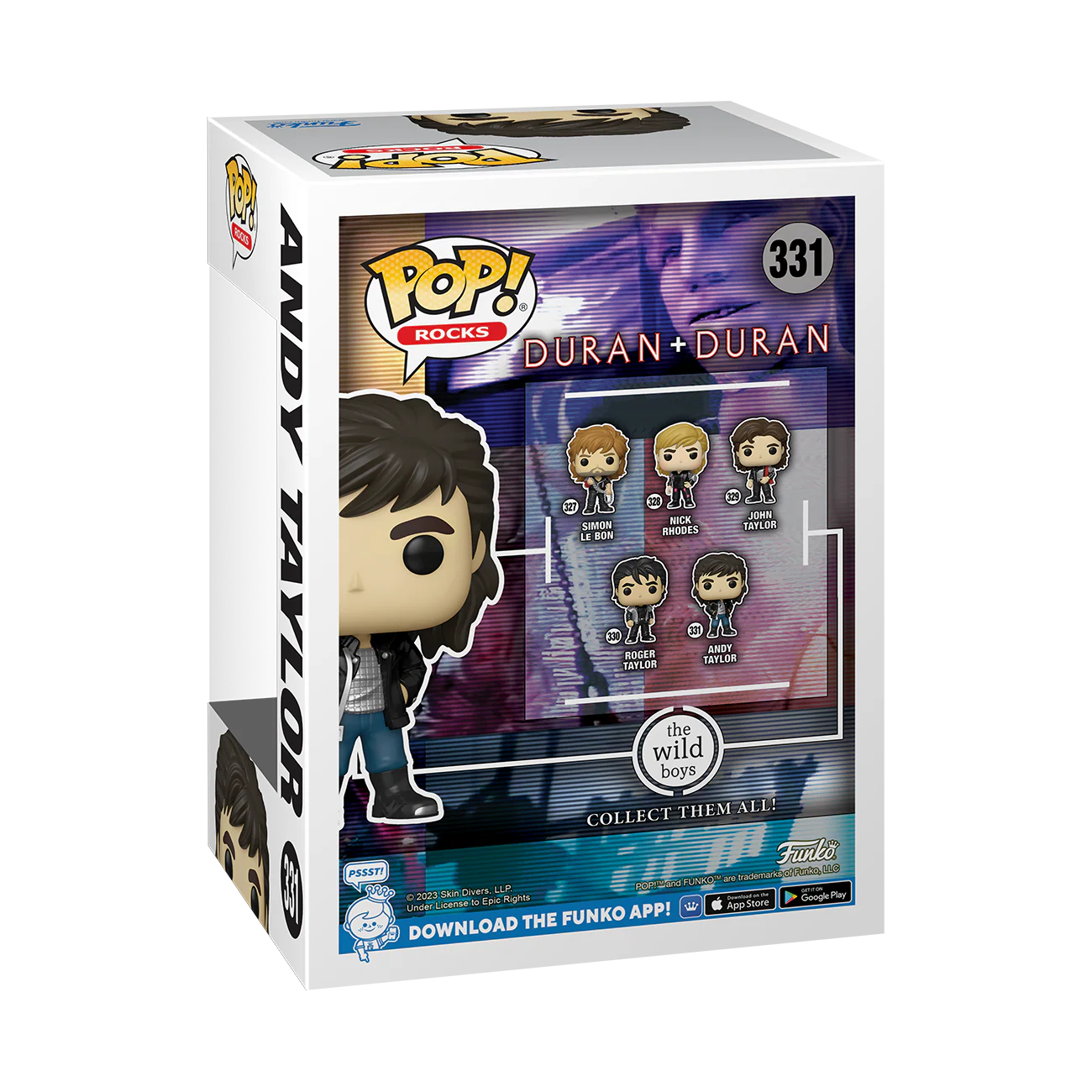 Andy Taylor Duran Duran Funko Pop! Rocks Vinyl Figure - Image 3