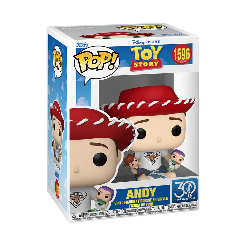 Andy Toy Story Funko Pop! Disney Vinyl Figure - Image 2