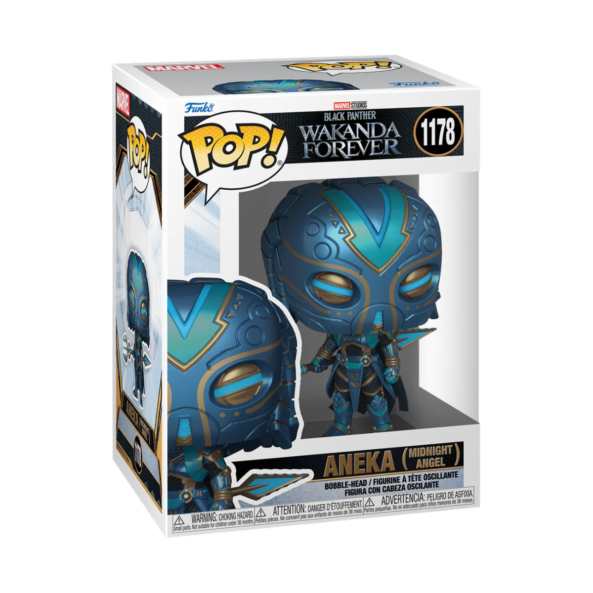 Aneka (Midnight Angel) Black Panther Funko Pop! Marvel Vinyl Figure - Image 3