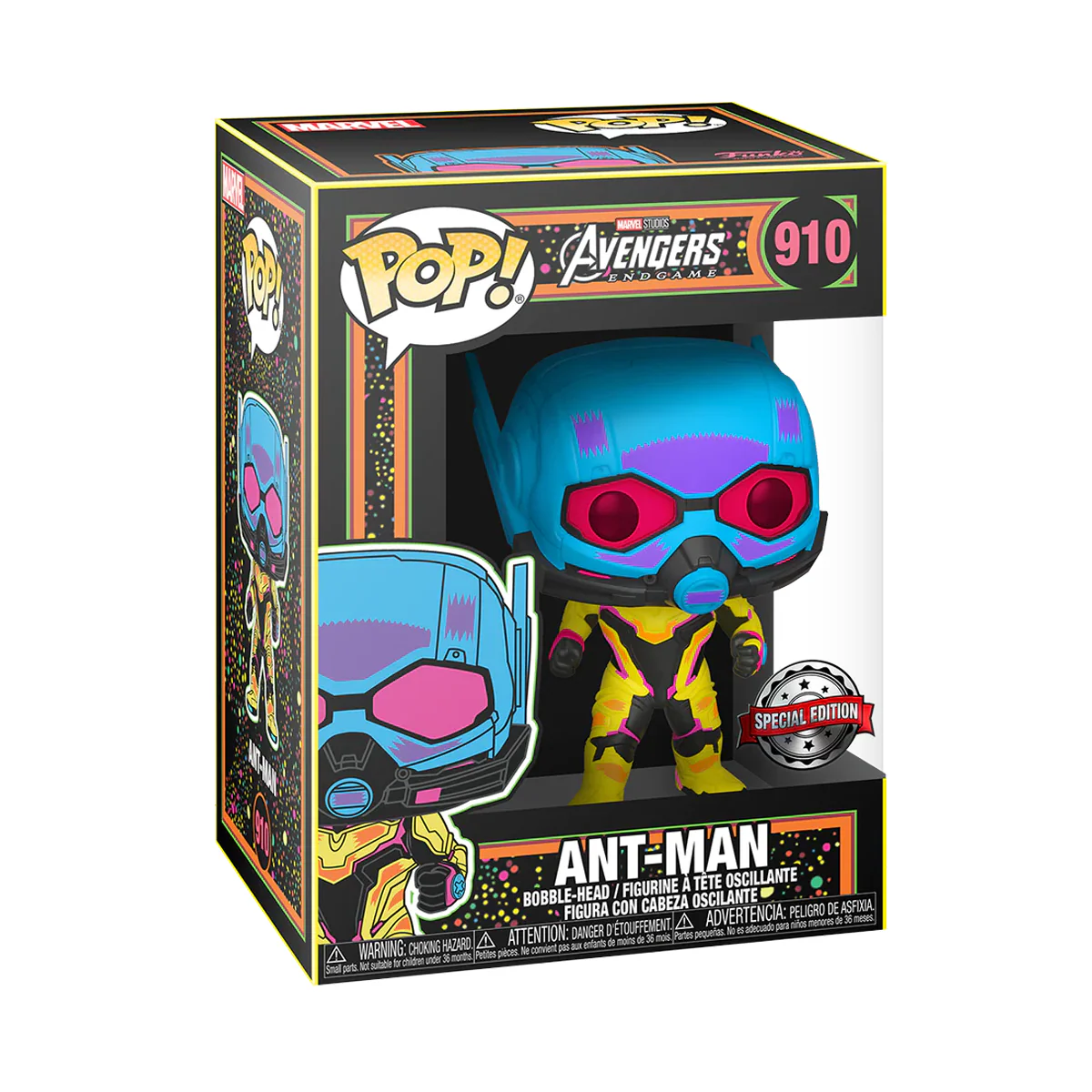 Ant-Man (Blacklight) Funko Pop! Marvel Vinyl Figure - Image 2