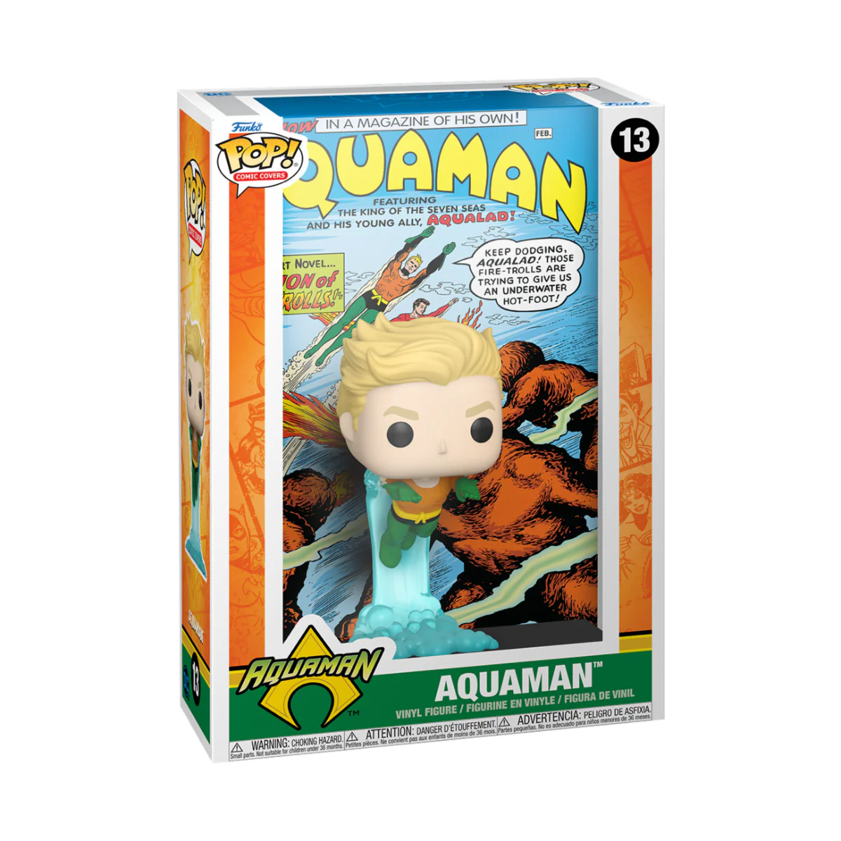 Aquaman DC Comics Funko Pop! Comic Cover Vinyl Figure