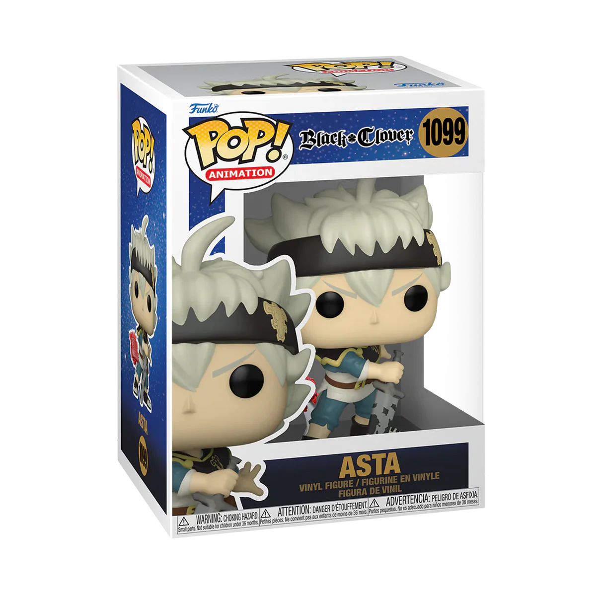 Asta Black Clover Funko Pop! Anime Vinyl Figure - Image 2