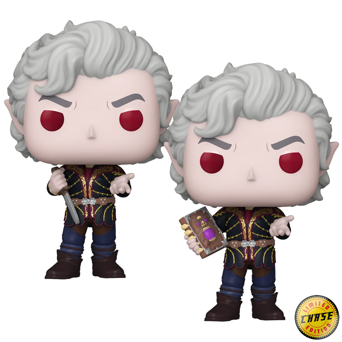 Astarion Baldur's Gate Funko Pop! Games Vinyl Figure Common + Chase Bundle