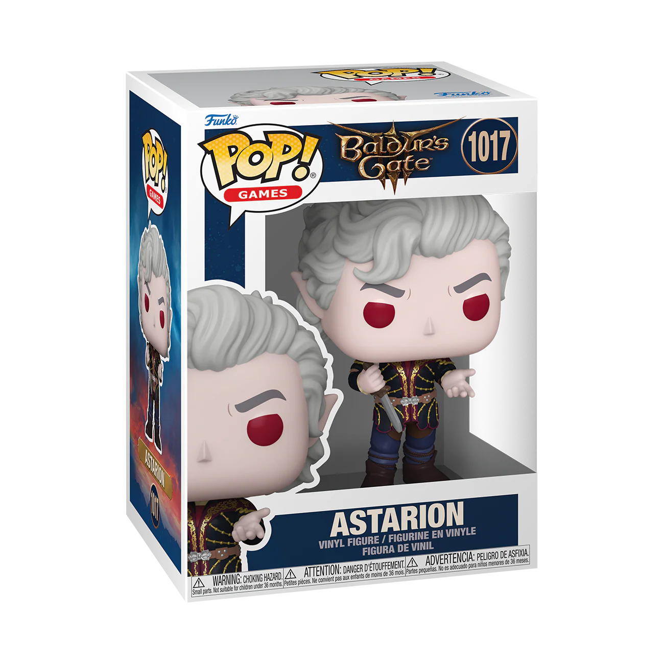 Astarion Baldur's Gate Funko Pop! Games Vinyl Figure Common + Chase Bundle - Image 5