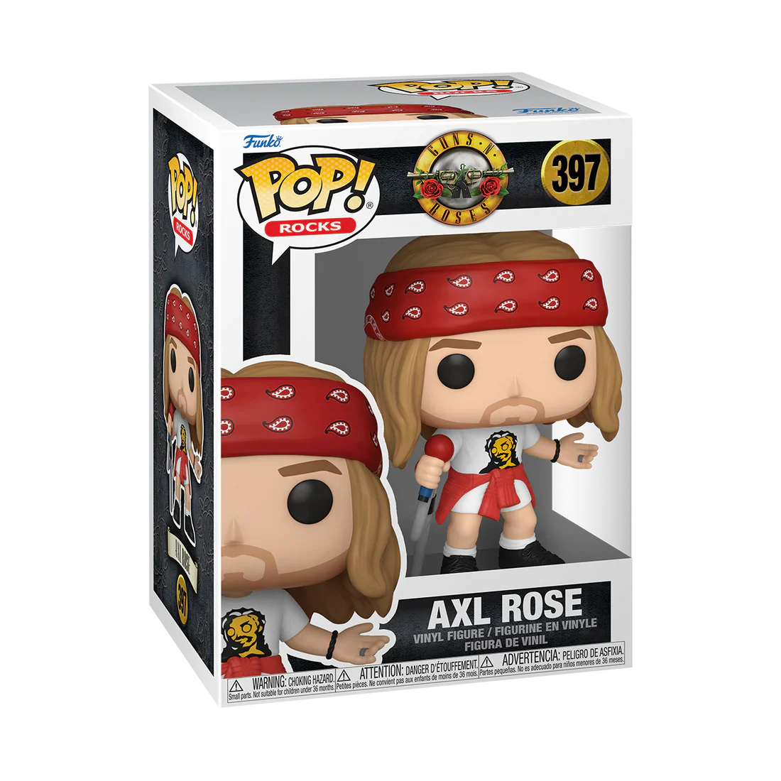 Axl Rose (1980's) Guns N' Roses Funko Pop! Rocks Vinyl Figure Common + Chase Bundle - Image 5