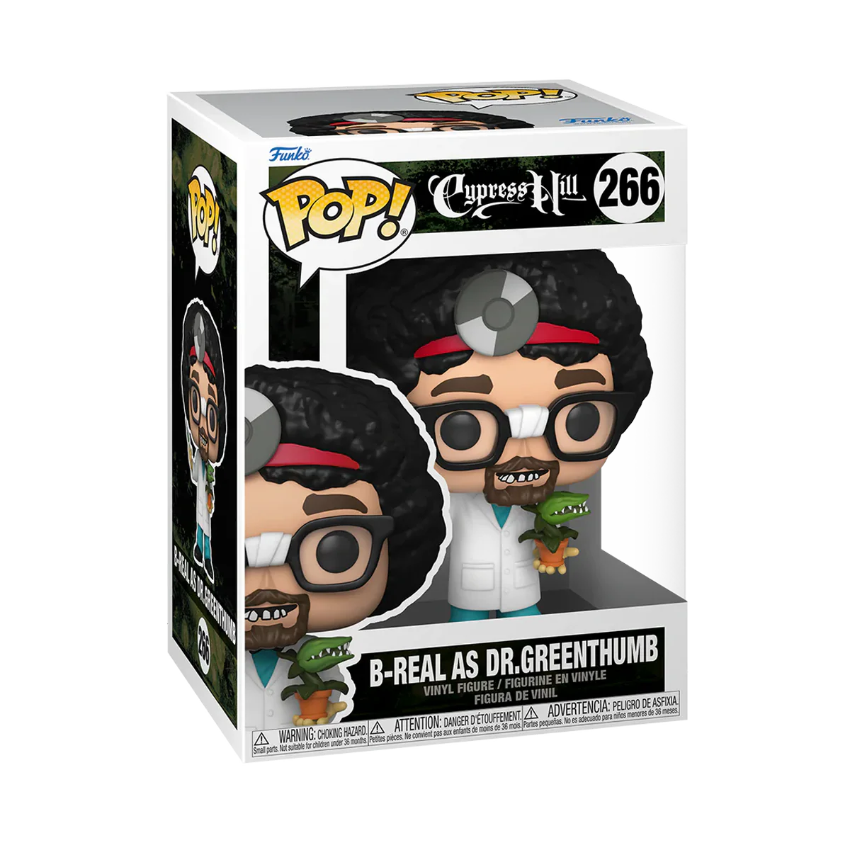 B Real (Dr. Greenthumb) Cypress Hill Funko Pop! Rocks Vinyl Figure - Image 2