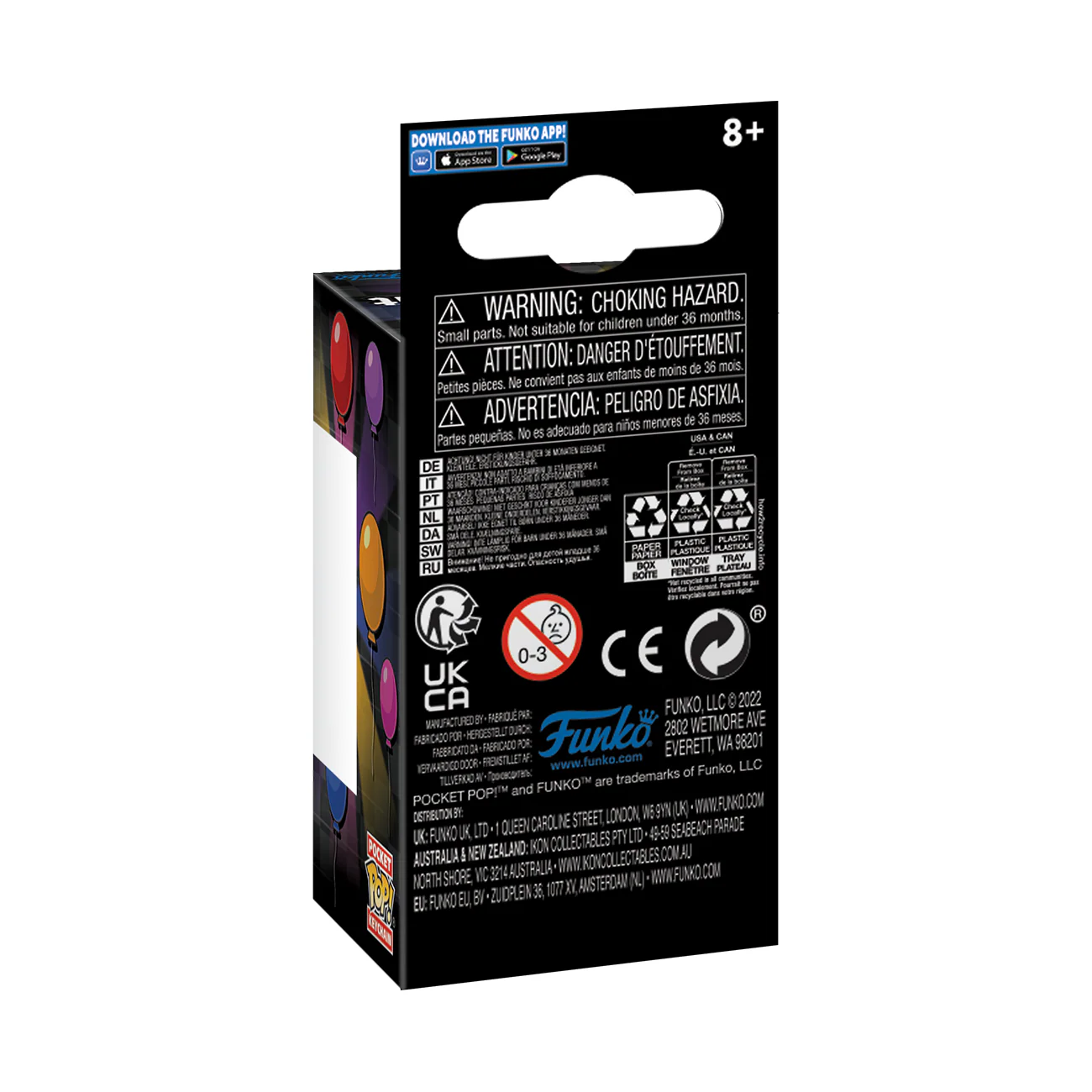 Balloon Freddy FNAF Funko Pocket Pop! Games Keychain - Image 3
