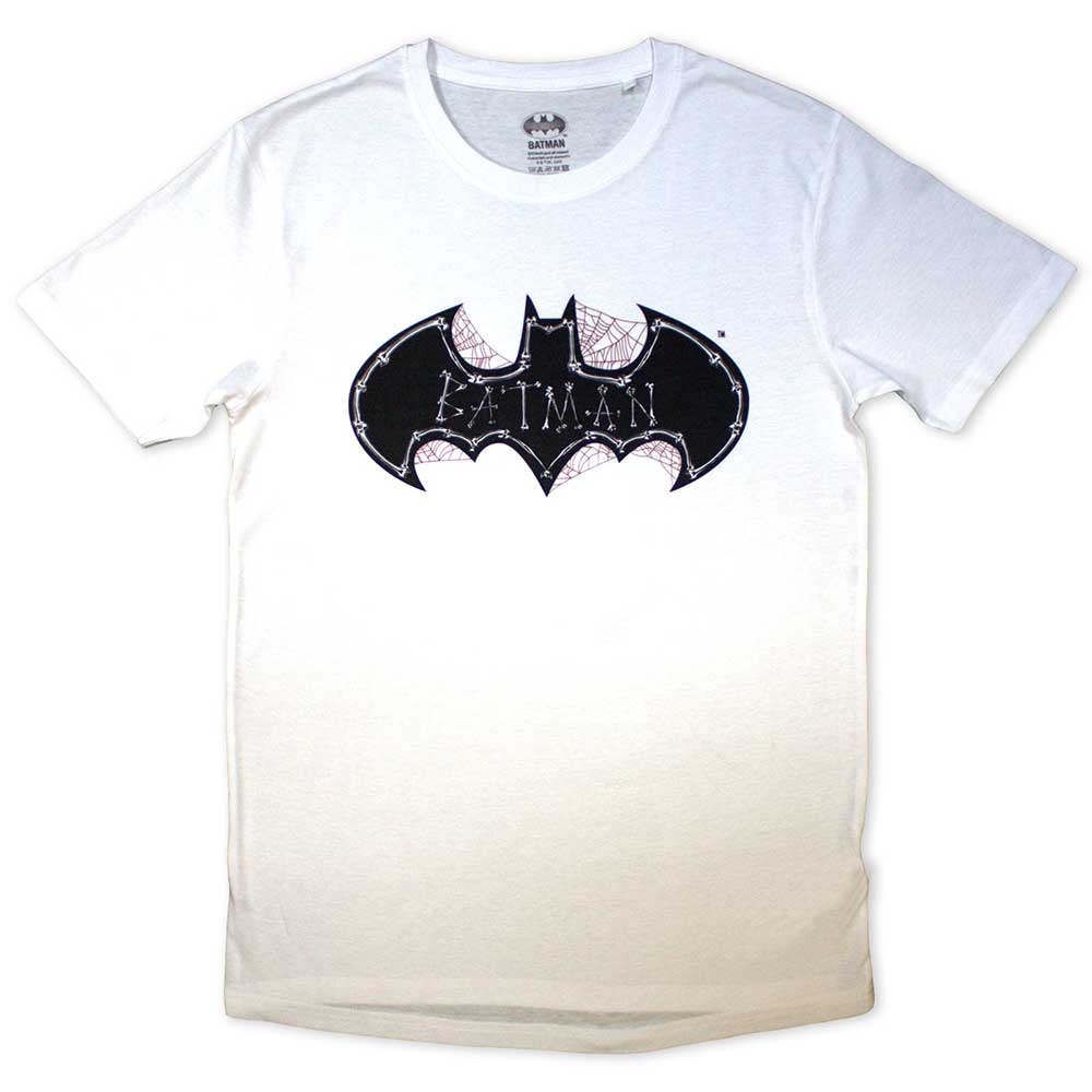 Batman Bat Skull And Cobwebs T Shirt