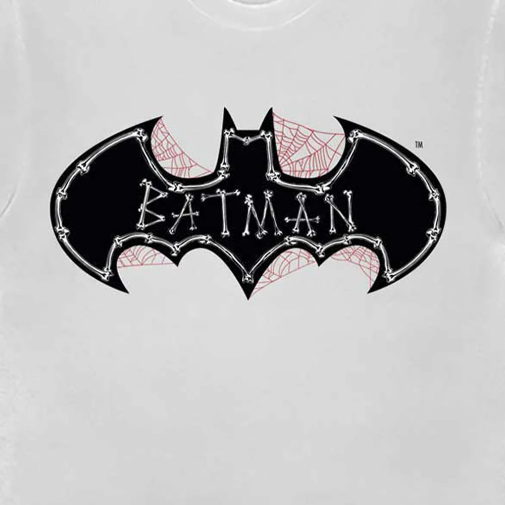 Batman Bat Skull And Cobwebs T Shirt - Image 2