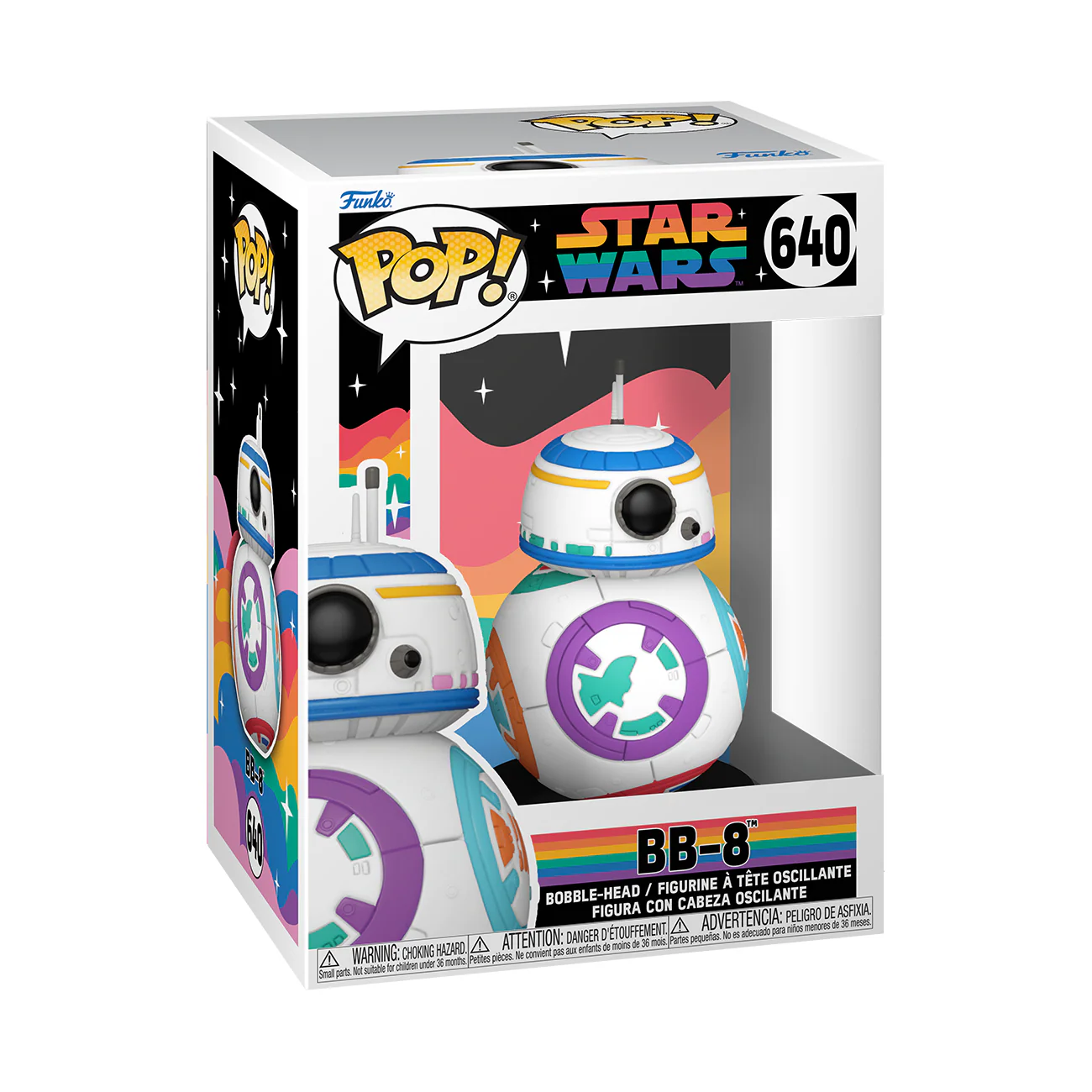 BB-8 (Pride) Funko Pop! Star Wars Vinyl Figure - Image 3