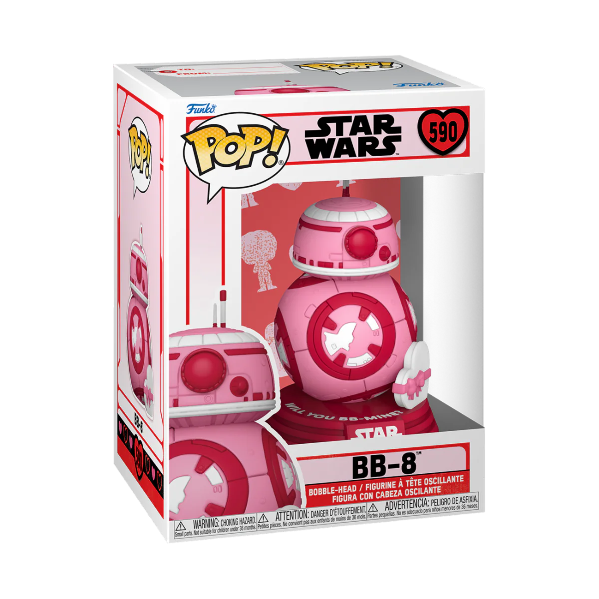 BB-8 (Valentine) Funko Pop! Star Wars Vinyl Figure - Image 2