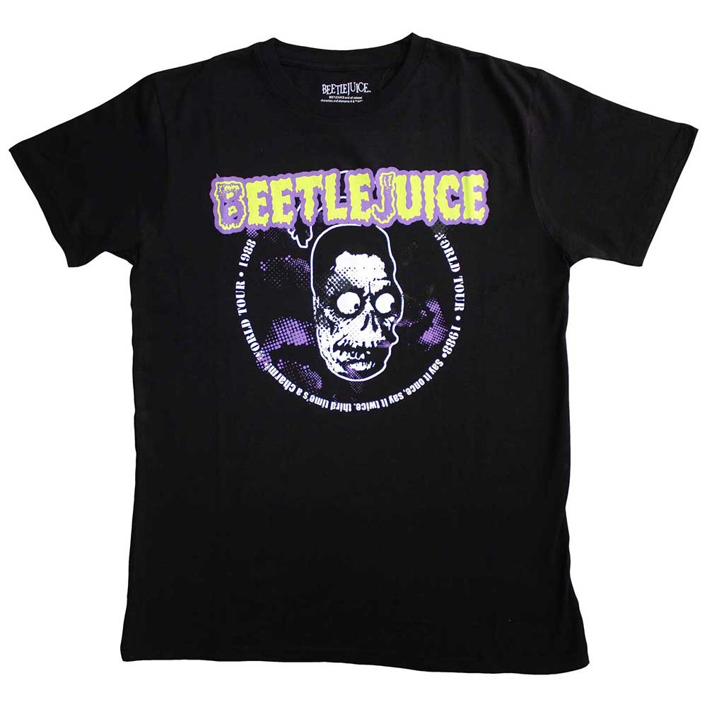Beetlejuice 1988 World Tour T Shirt