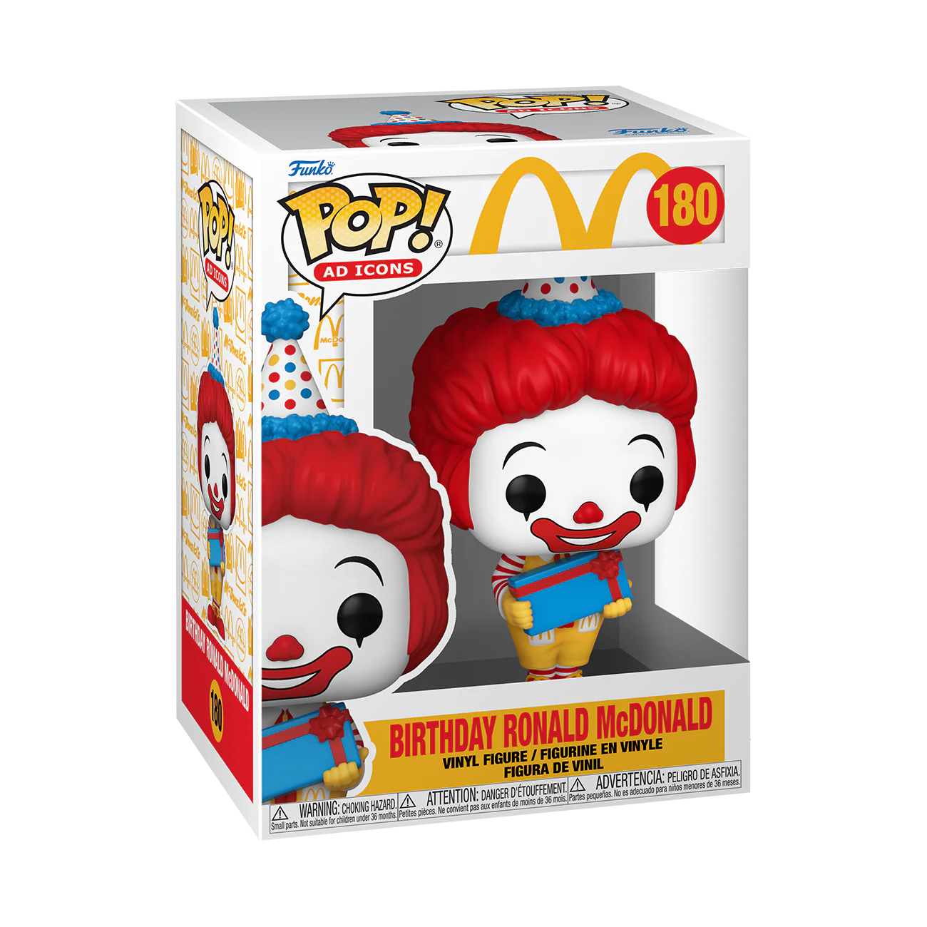 Birthday Ronald McDonalds Funko Pop! Ad-Icons Vinyl Figure - Image 2