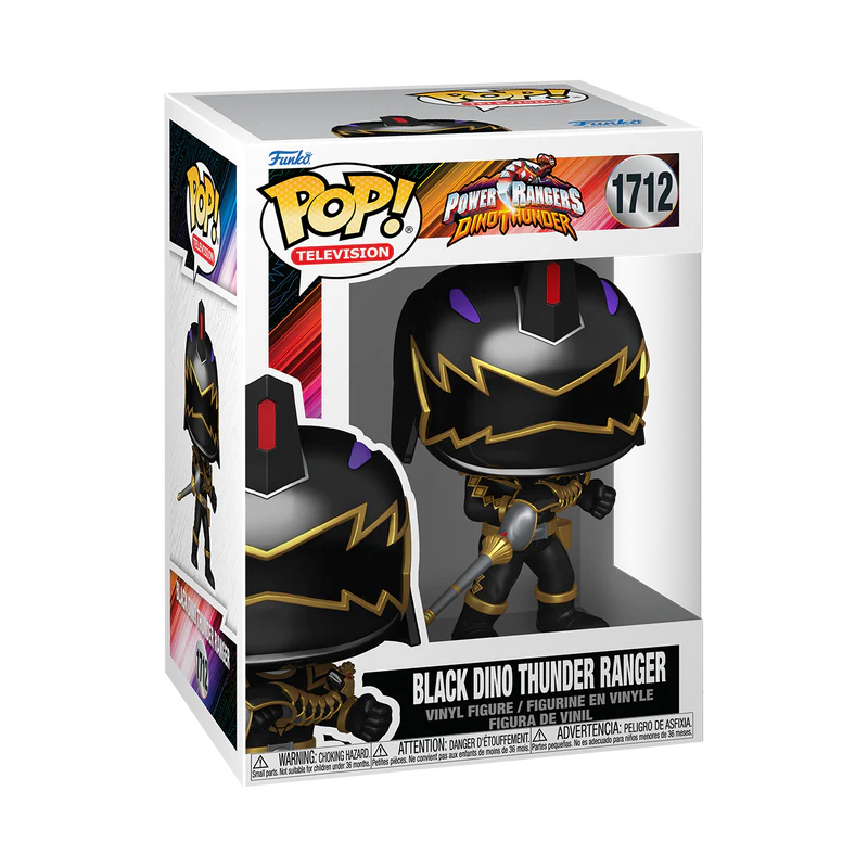 Black Dino Thunder Ranger Power Rangers Funko Pop! TV Vinyl Figure - Image 2