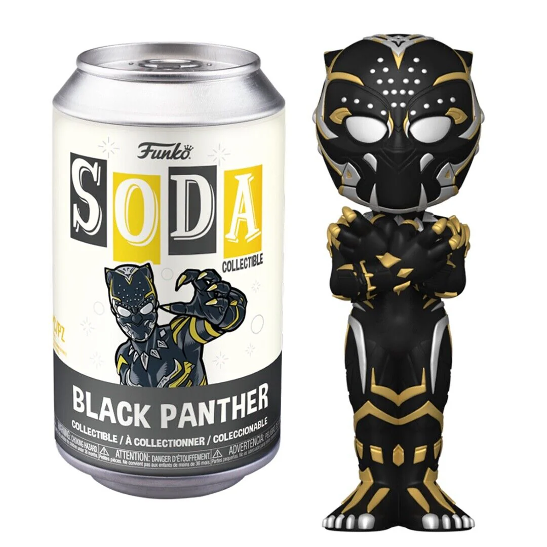 Black Panther Marvel Funko Vinyl Soda Figure