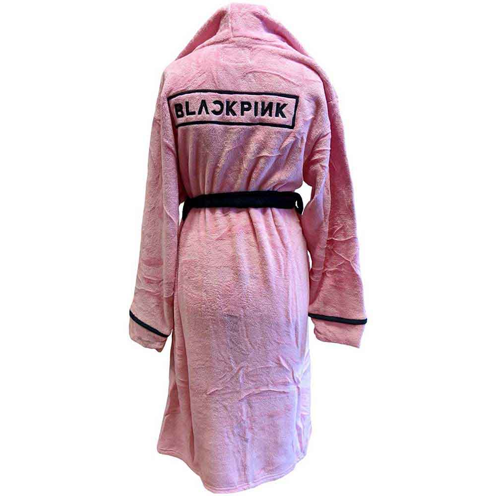 BlackPink Bathrobe Band Logo new Official Longsleeve Pink Unisex