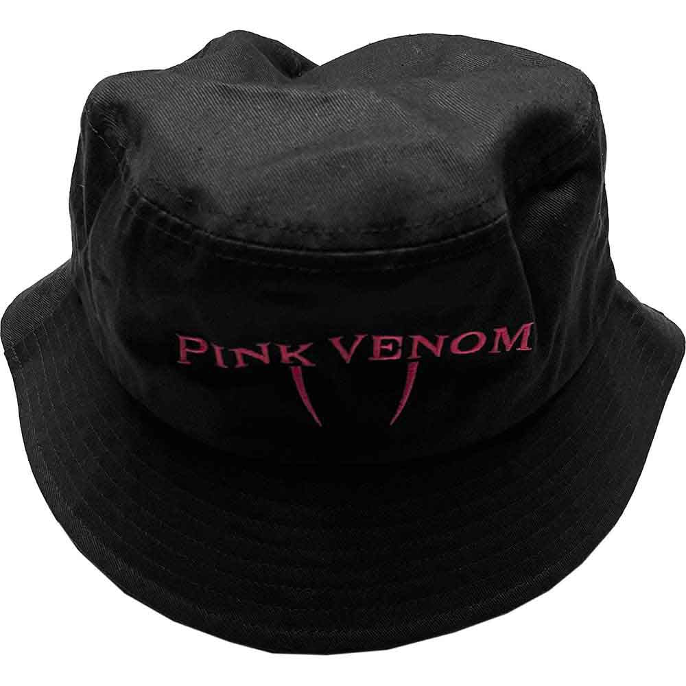 Blackpink Bucket Hat Pink Venom Logo new Official Unisex Black - Image 3