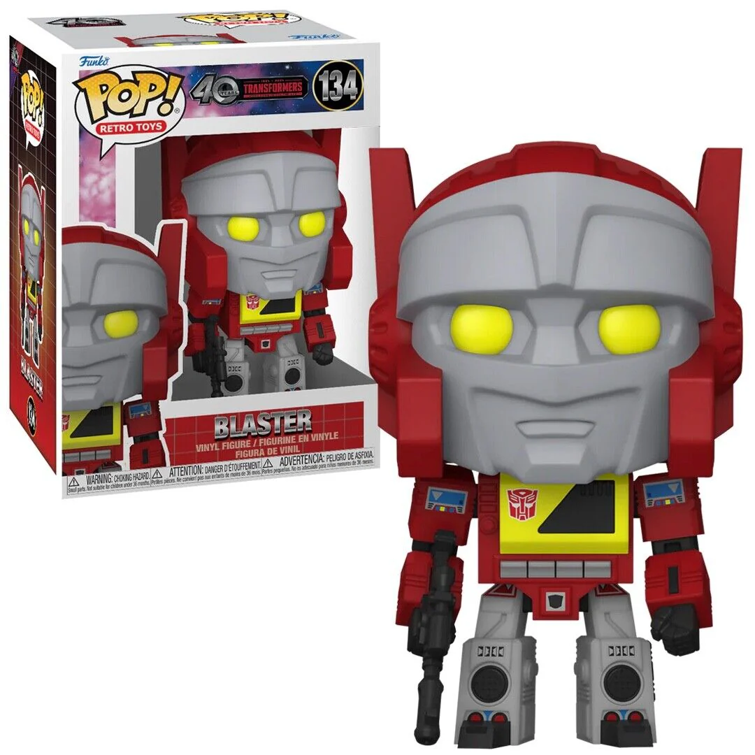 Blaster Transformers 40th Funko Pop! Retro Toys Vinyl Figure