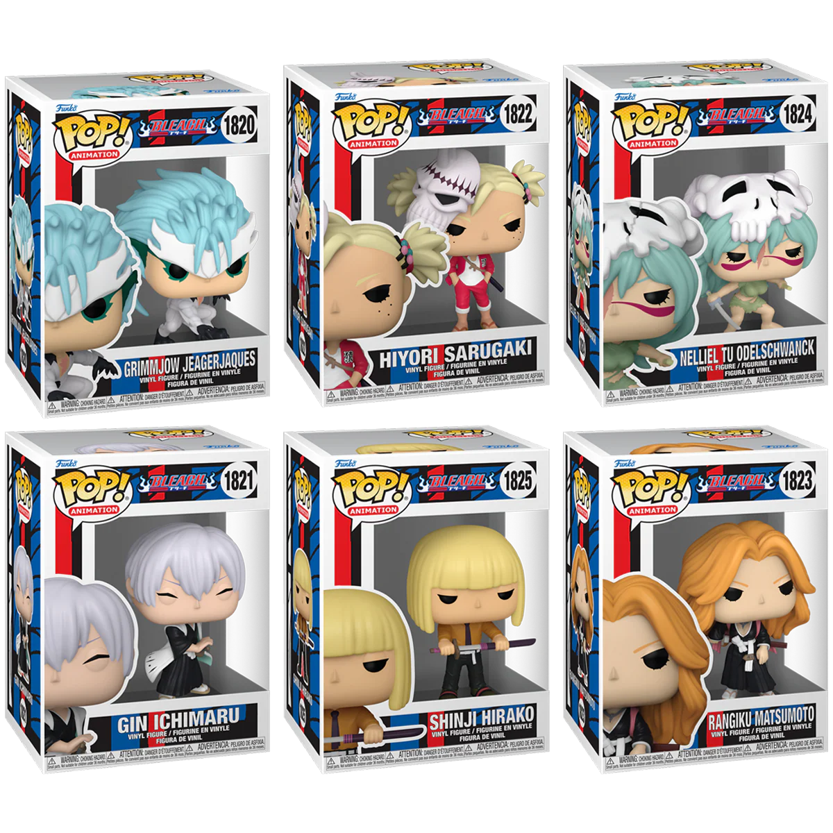 Bleach Funko Pop! Anime Vinyl Figure Bundle of 6 - Image 2