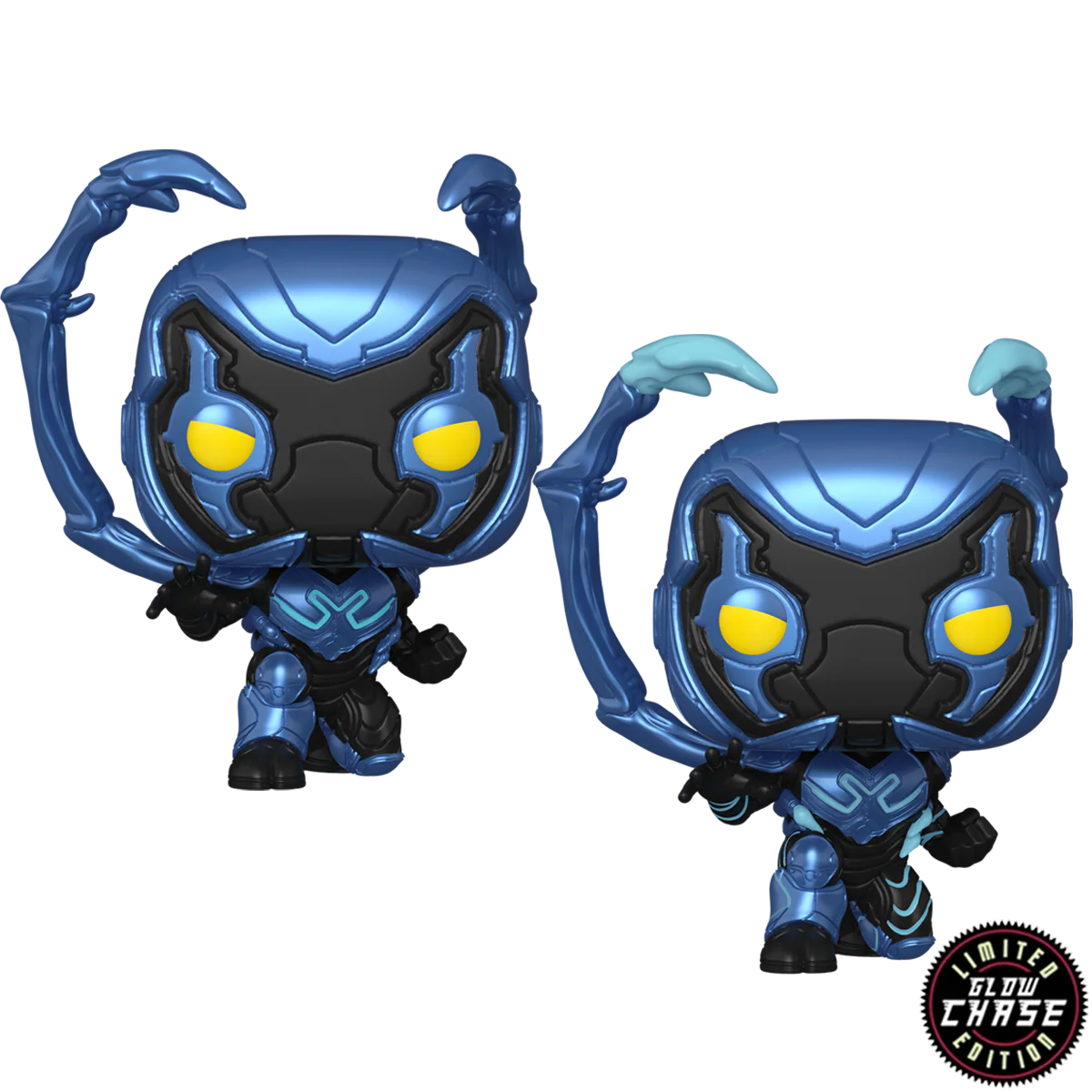 Blue Beetle Funko Pop! DC Comics Vinyl Figure Common + Chase Bundle