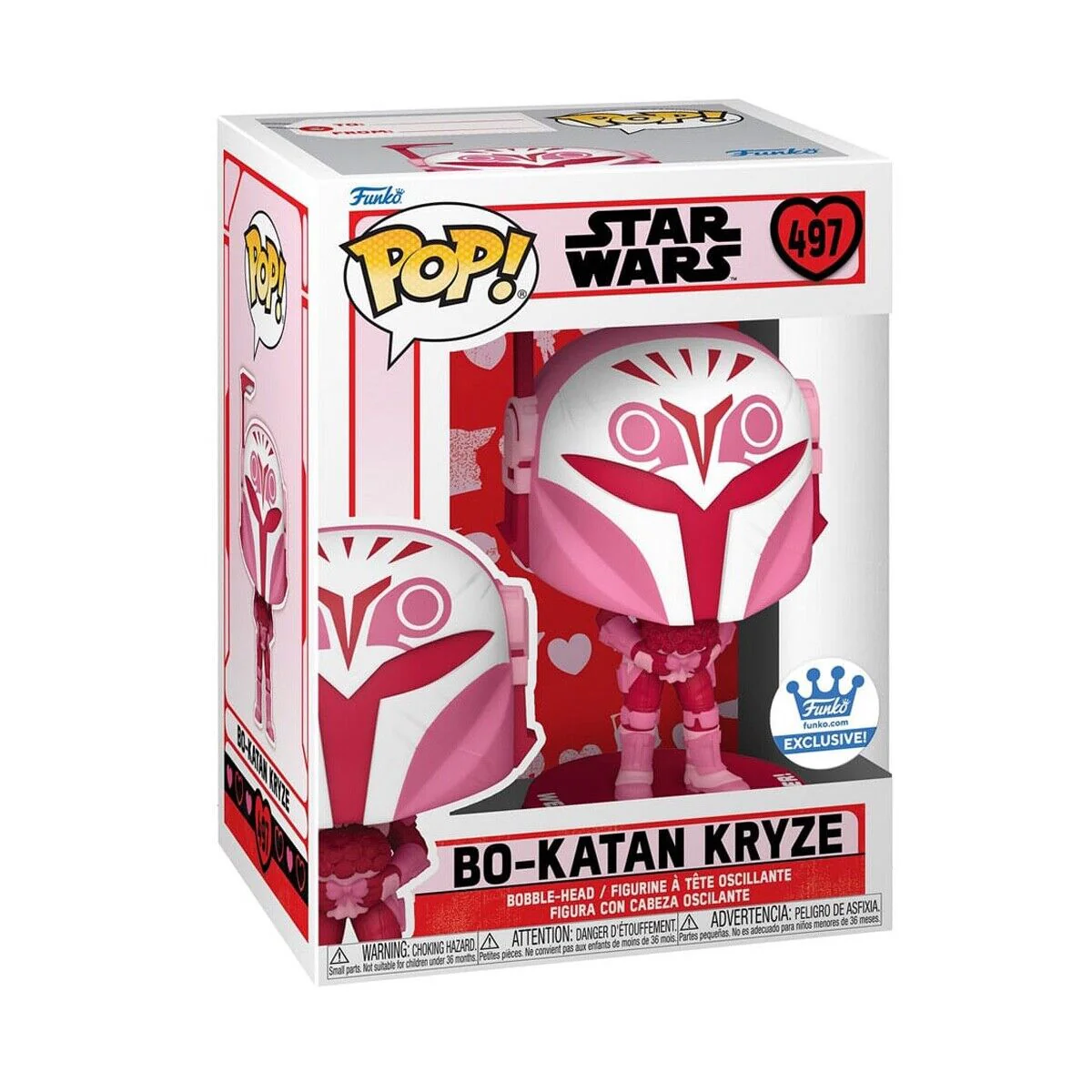 Bo-Katan Kryze (Valentine) Funko Pop! Star Wars Vinyl Figure - Image 2