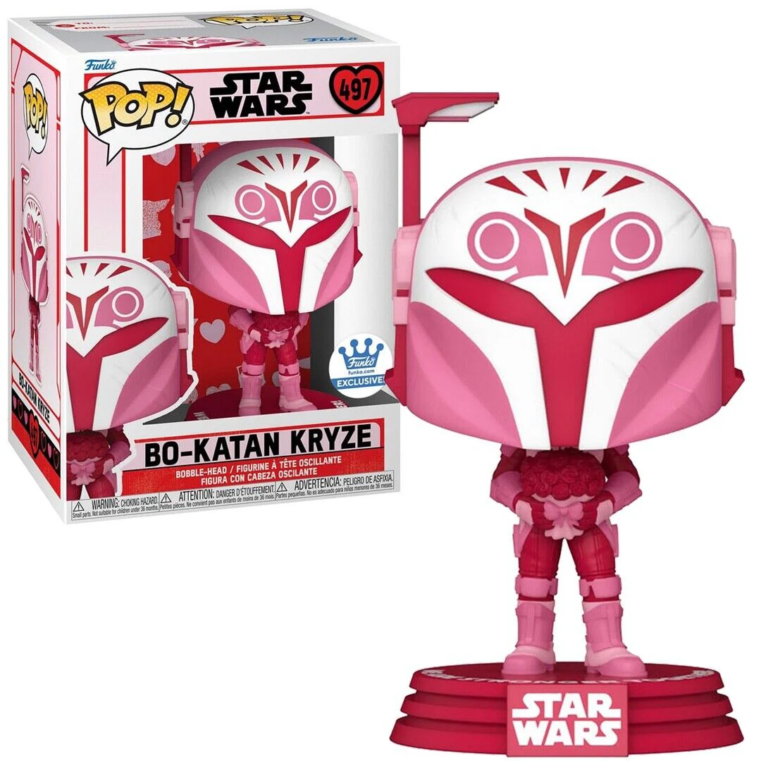 Bo-Katan Kryze (Valentine) Funko Pop! Star Wars Vinyl Figure - Image 3