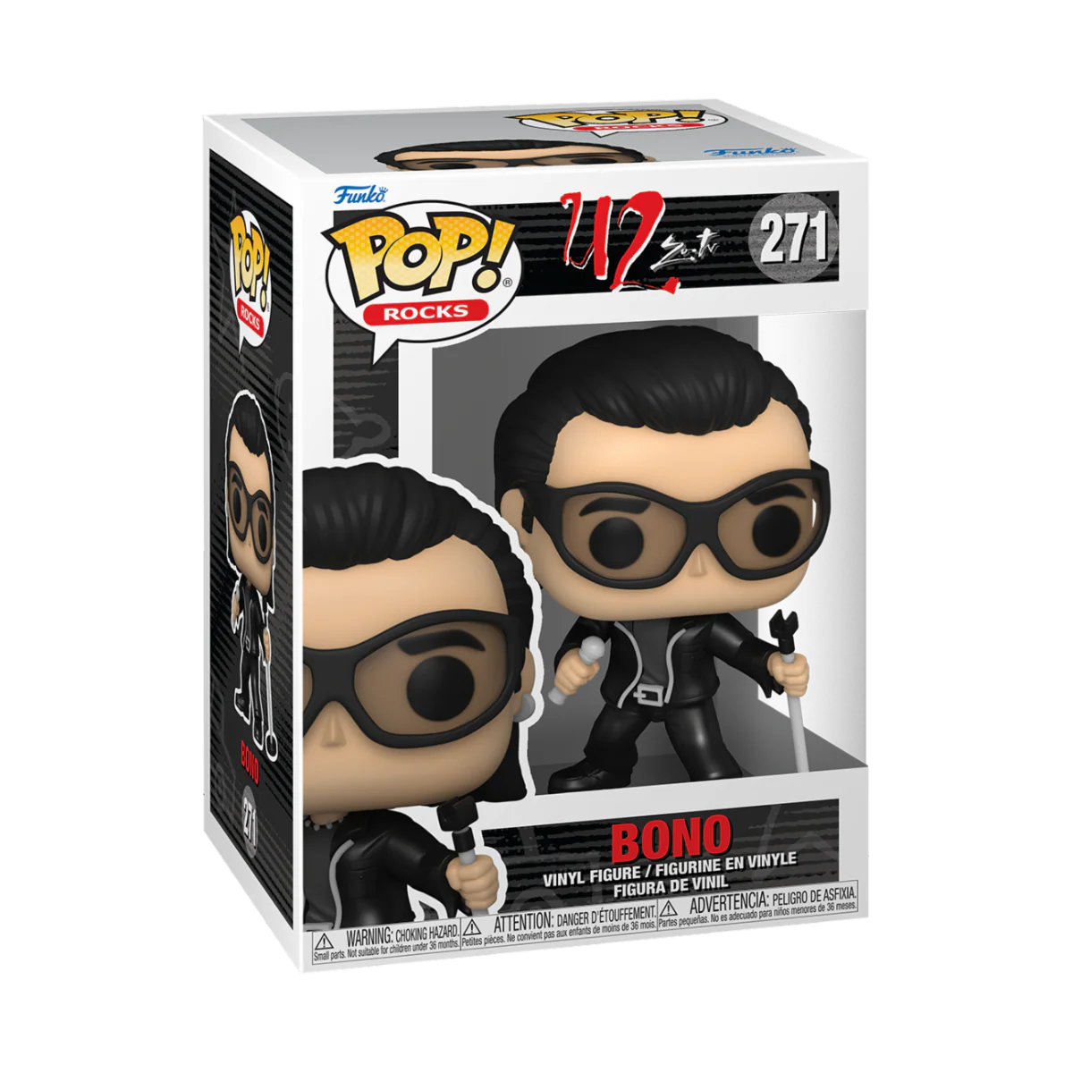 Bono U2 (Zoo TV) Funko Pop! Rocks Vinyl Figure - Image 2
