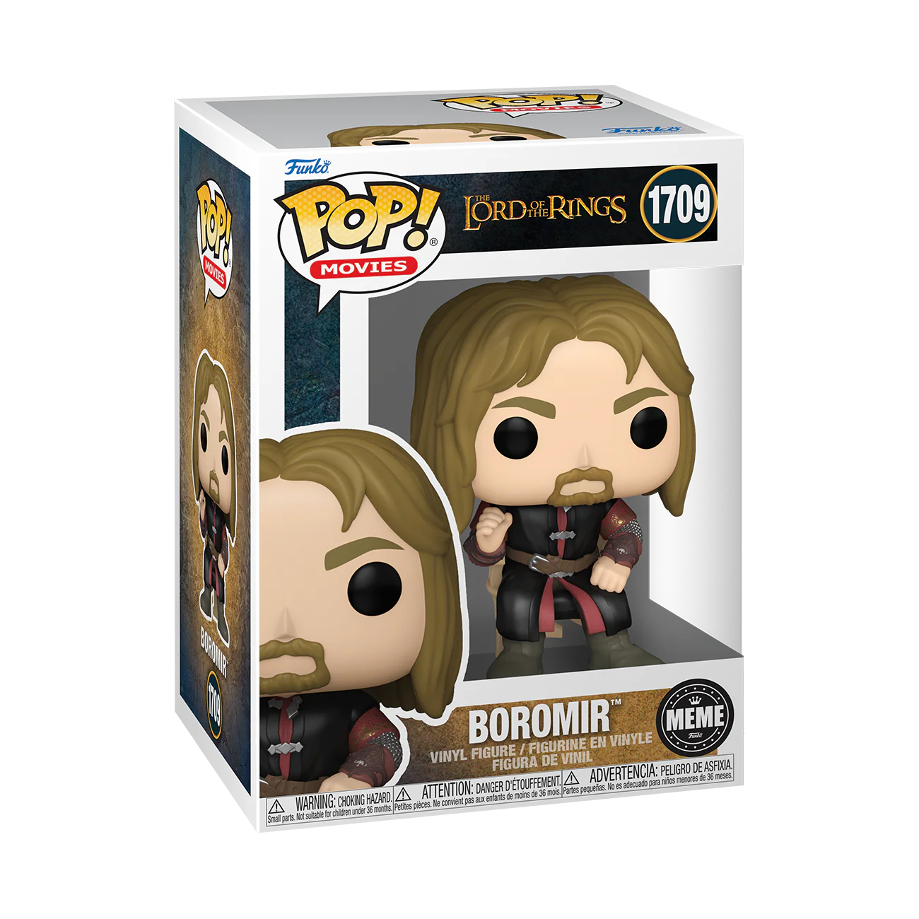 Boromir (Meme) Lord of the Rings Funko Pop! Movies Vinyl Figure - Image 2