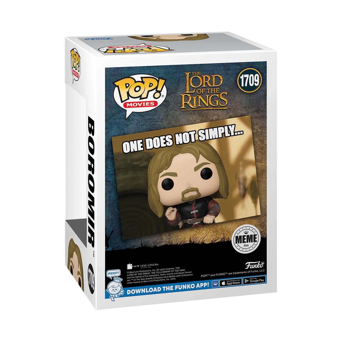 Boromir (Meme) Lord of the Rings Funko Pop! Movies Vinyl Figure - Image 3