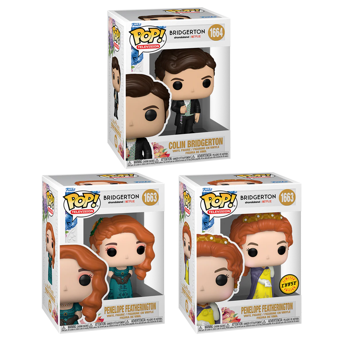 Bridgerton Funko Pop! TV Vinyl Figure Bundle of 3 - Image 2