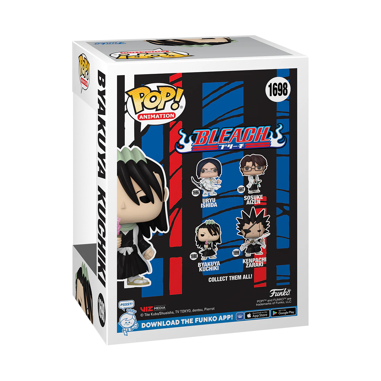 Byakuya Kuchiki Bleach Funko Pop! Anime Vinyl Figure - Image 3