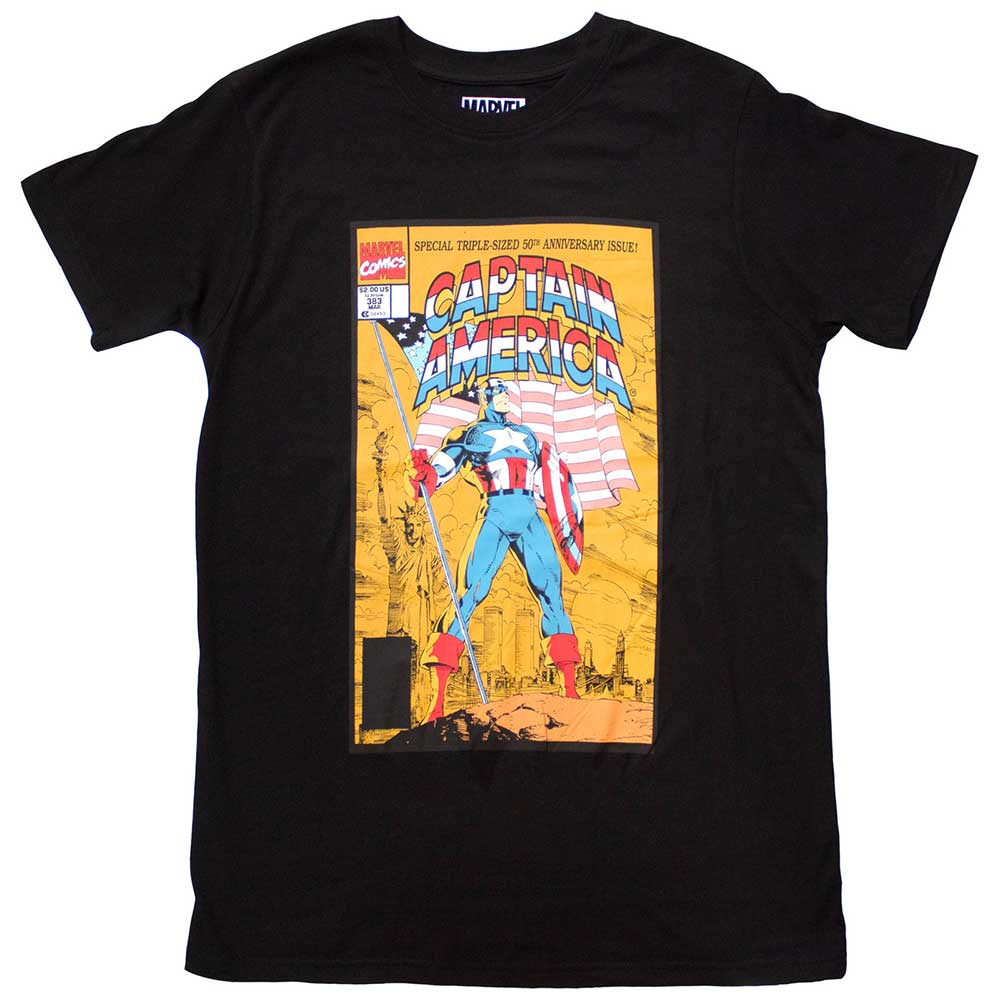 Captain America 50th Comic Cover T Shirt
