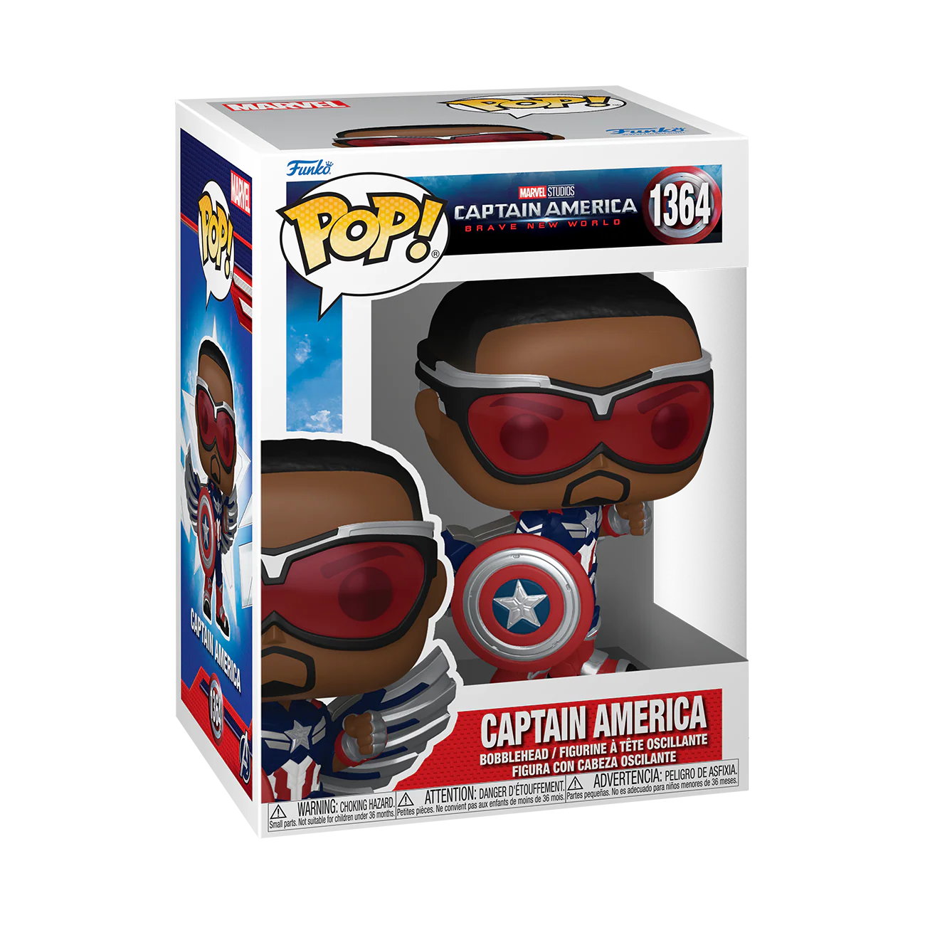 Captain America Brave New World Funko Pop! Marvel Vinyl Figure Bundle of 5 - Image 6