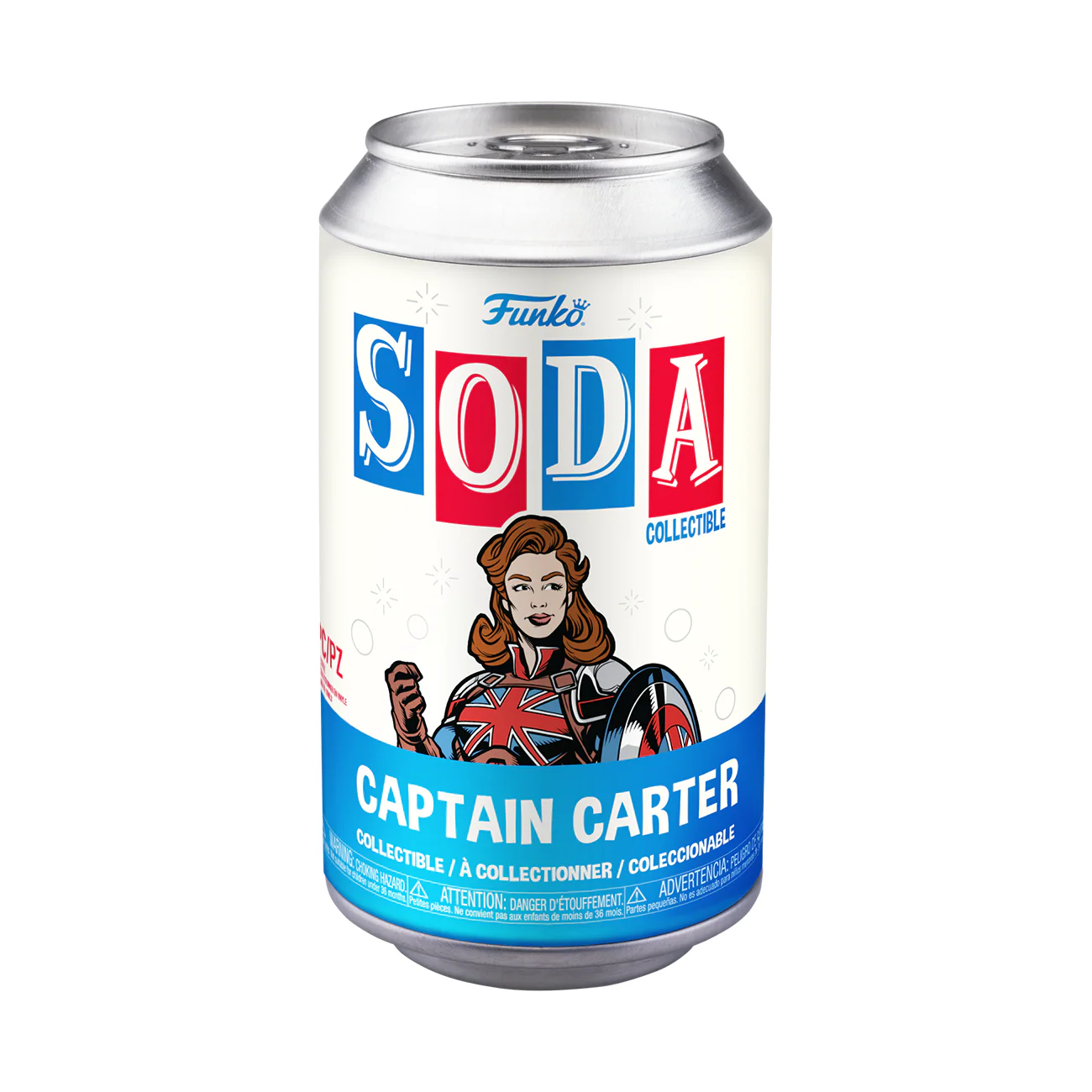 Captain Carter What...If? Marvel Funko Vinyl Soda Figure - Image 2