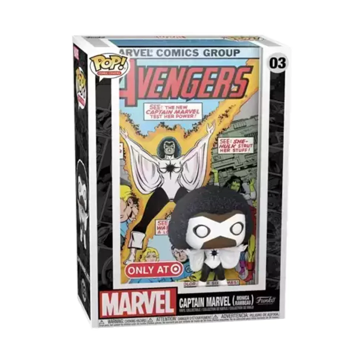 Captain Marvel (Monica Rambeau) Marvel Funko Pop! Comic Cover Vinyl Figure