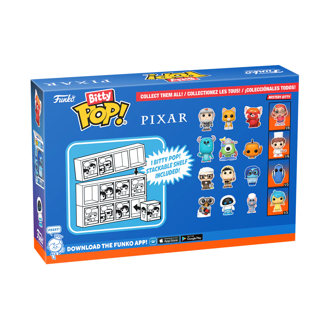 Carl 4-Pack Disney Pixar Funko Bitty Pop! Vinyl Figures - Image 2
