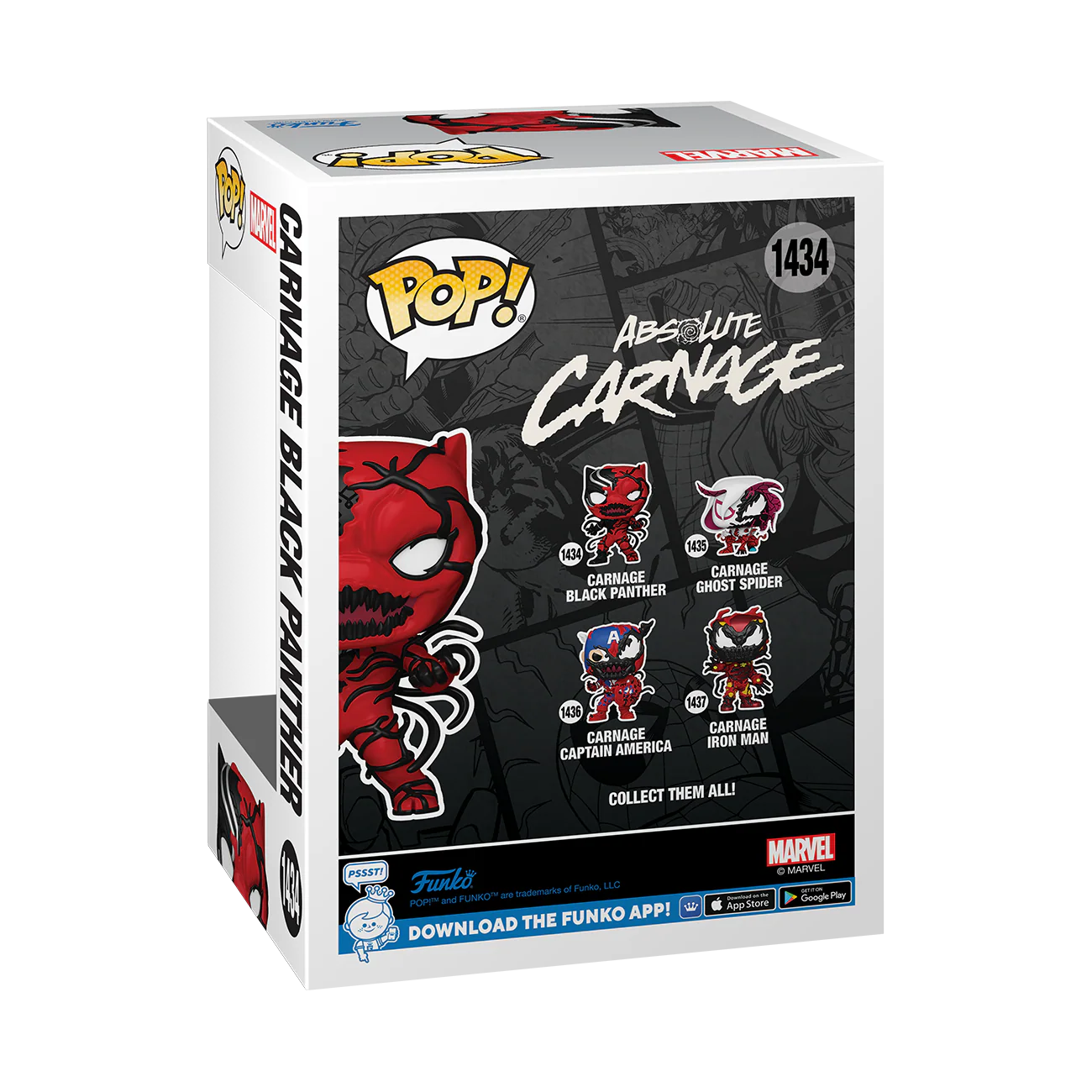 Carnage Black Panther Funko Pop! Marvel Vinyl Figure - Image 3