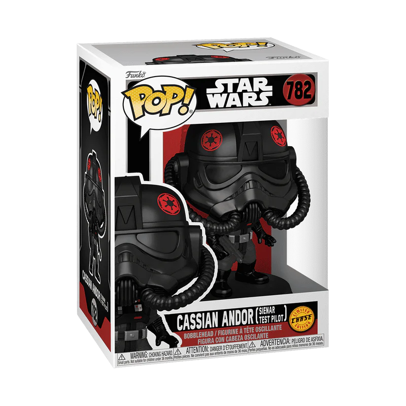 Cassian Andor (Sienar Test Pilot) Funko Pop! Star Wars Vinyl Figure Common + Chase Bundle - Image 4