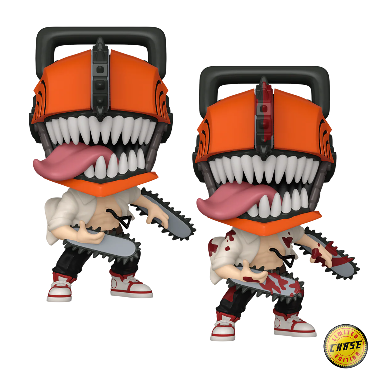 Chainsaw Man Funko Pop! Anime Vinyl Figure Common + Chase Bundle