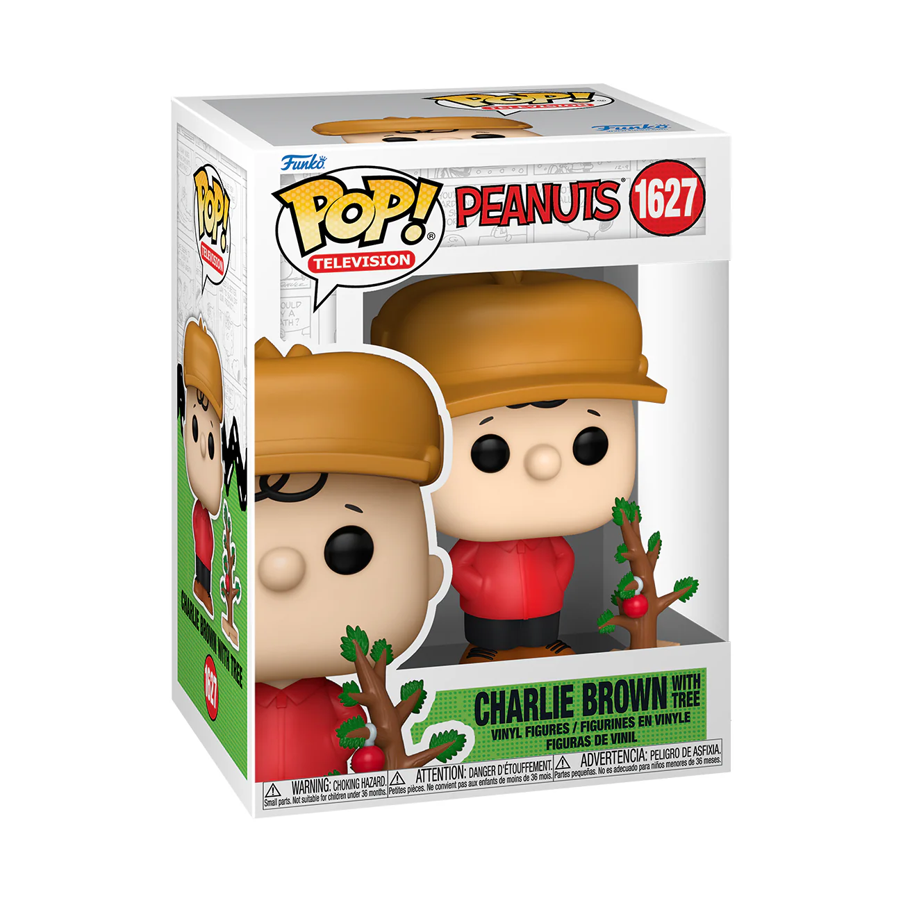 Charlie Brown with Tree Peanuts Funko Pop! TV Vinyl Figure - Image 3