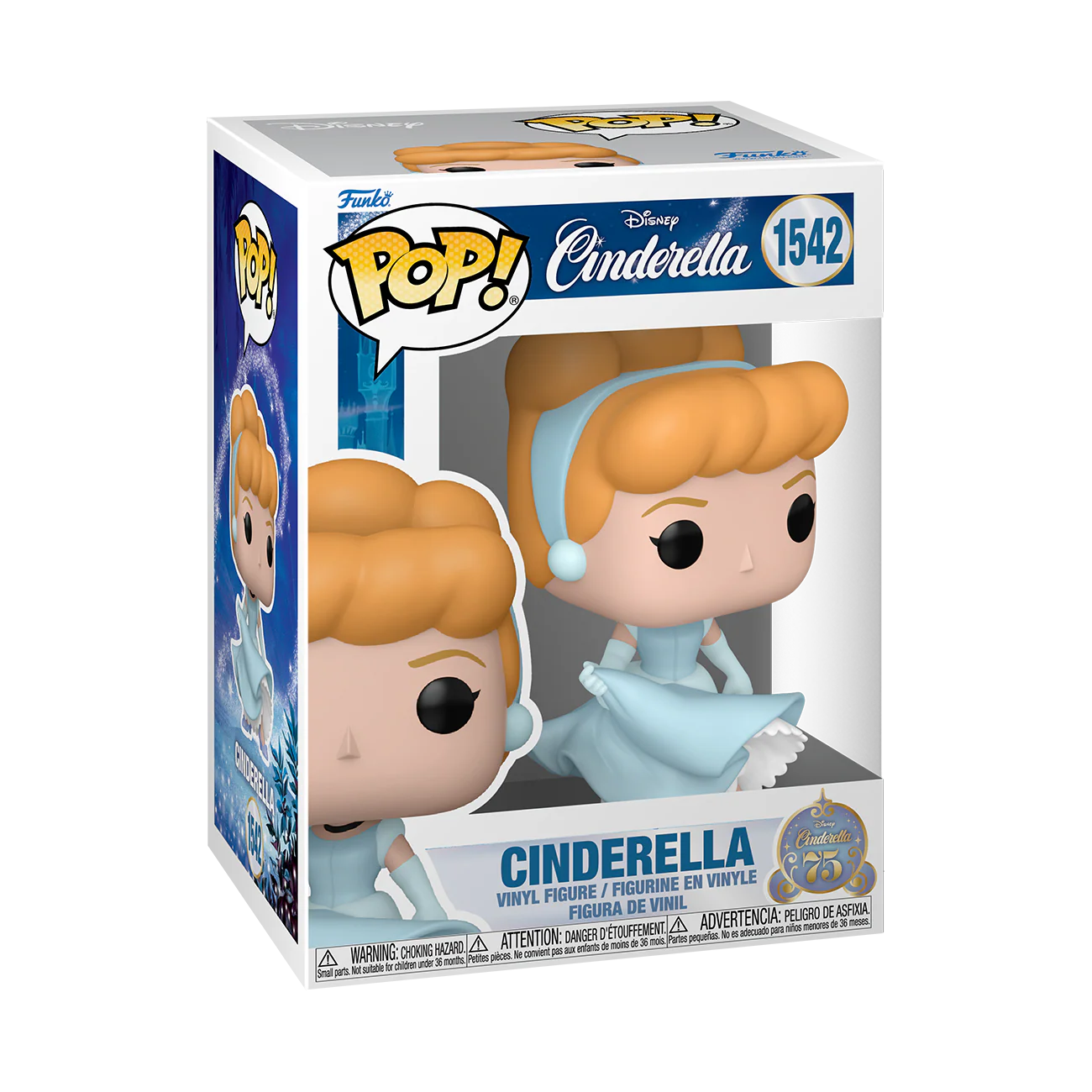Cinderella 75th Funko Pop! Disney Vinyl Figure Bundle of 4 - Image 3